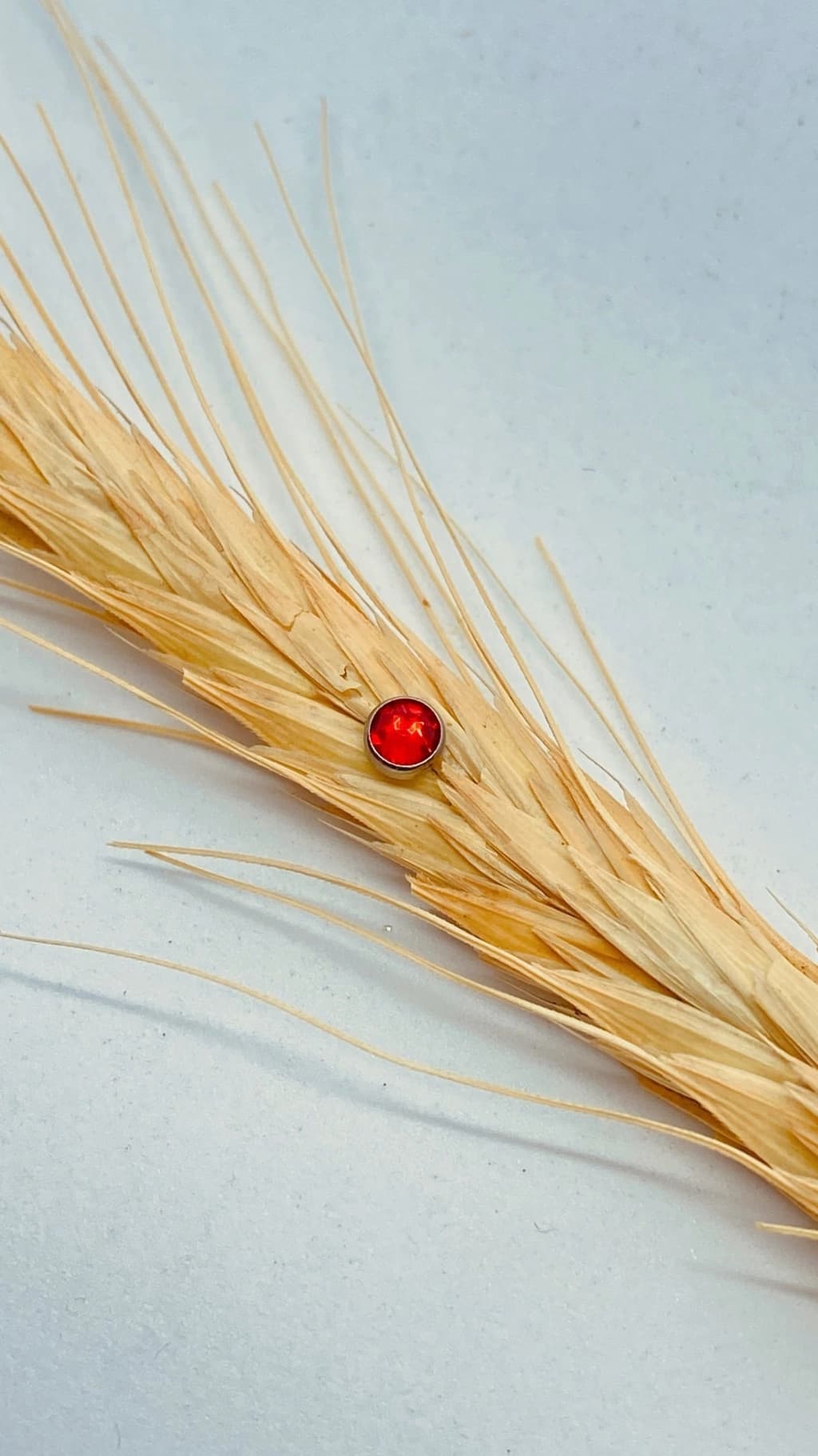 Zirconia lapidada vermelho